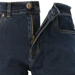 Jeans coupe droite Andrew 5 poches coton bleu moyen 40 à 54