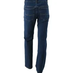 Jeans coupe droite Andrew 5 poches coton bleu moyen 40 à 54