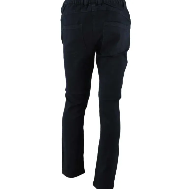 Jeans femme coupe confort coton polyester bleu foncé 38 à 54