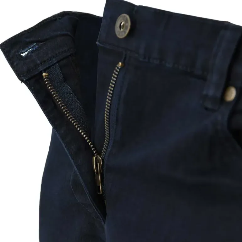 Jeans femme coupe confort coton polyester bleu foncé 38 à 54