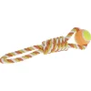 Jeu chien Balle de tennis avec poignée 37 cm