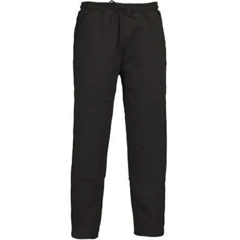 Jogging pantalon molleton charbon coton/polyester 3 poches