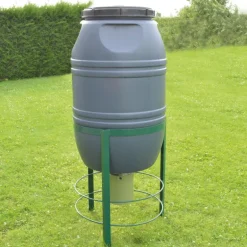 Kit agrainoir 12V + bidon 220L + support + batterie 12V