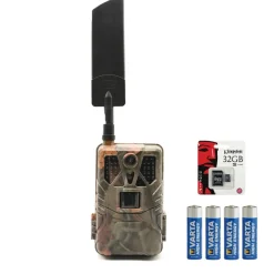 Kit Caméra Détecteur Live Camouflage + 8 Piles + Carte SD