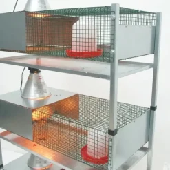 Kit complet 3 cages éleveuses poussins ou cailles