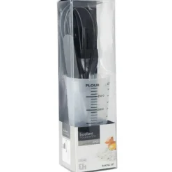 Kit Pâtisserie 4 Pièces Pichet 500ml Fouet Spatule Pinceau
