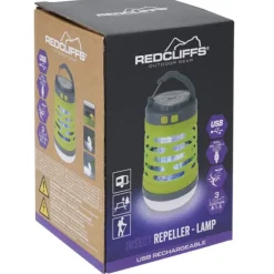 Lampe anti-moustiques 3 en 1 - Lanterne UV rechargeable USB-C