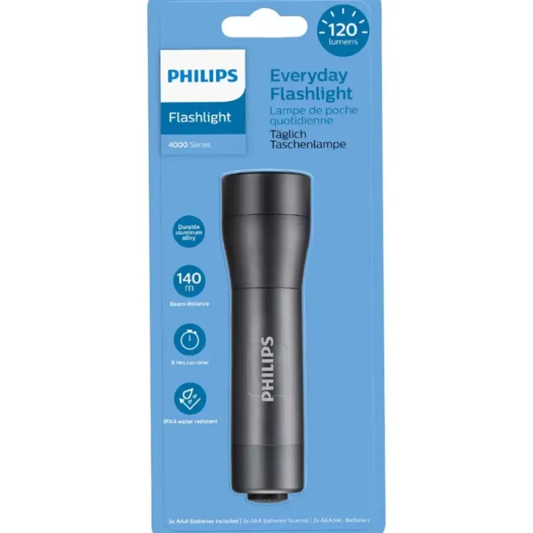 Lampe de poche Philips Everyday 120 lumens AAA/LR03