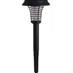Lampe Solaire LED Anti-Moustiques - Blanc Anti-UV - Autonomie 6 à 8h