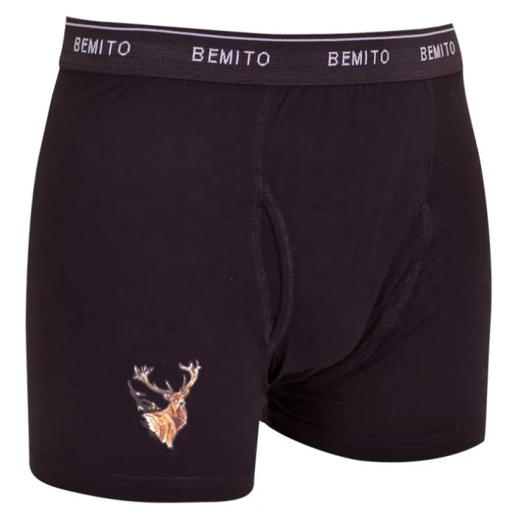 Lot 3 Boxers canard cerf sanglier élastique coton doublé M à 3XL