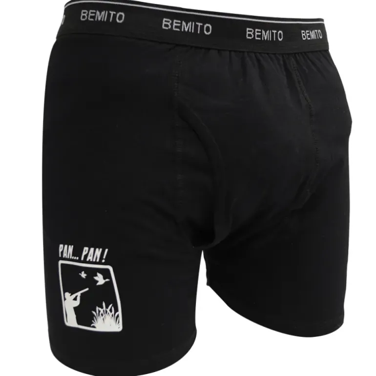 Lot 3 boxers humour ceinture élastique coton doublé M à 3XL