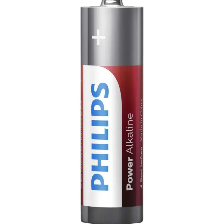 Lot 24 Piles Alcalines Philips Puissance longue durée AA