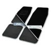 Lot 4 Tapis PVC/Moquette Imperméables Bi-matière