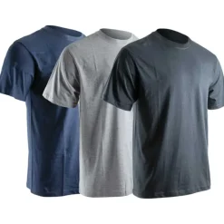 Lot 3 T-shirts LMA (gris-bleu-noir) taille 3 à 3XL