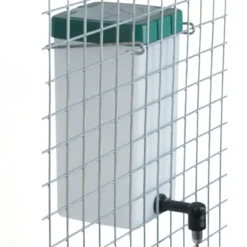 Lot de 10 Abreuvoirs lapins pipette PVC 1L fixation cage