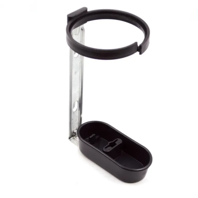 Lot de 10 abreuvoirs porte bouteille en plastique fixation cage