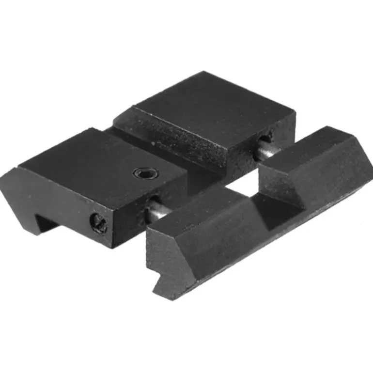 Lot de 2 adaptateurs rails 11mm à 21mm picatinny / weaver