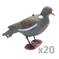 Lot de 20 Appelants Pigeons au posé