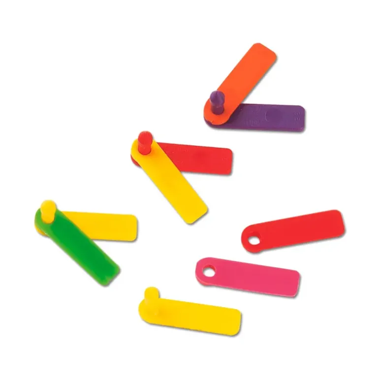 Lot de 100 attaches Tip Tag vierges verte – Identification des animaux