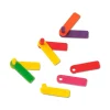 Lot de 100 attaches Tip Tag vierges blanches – Identification des animaux