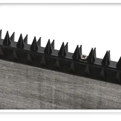 Lot de 10 bandes anti-escalade pour protection contre les nuisibles - Noir 50x4,5x2 cm