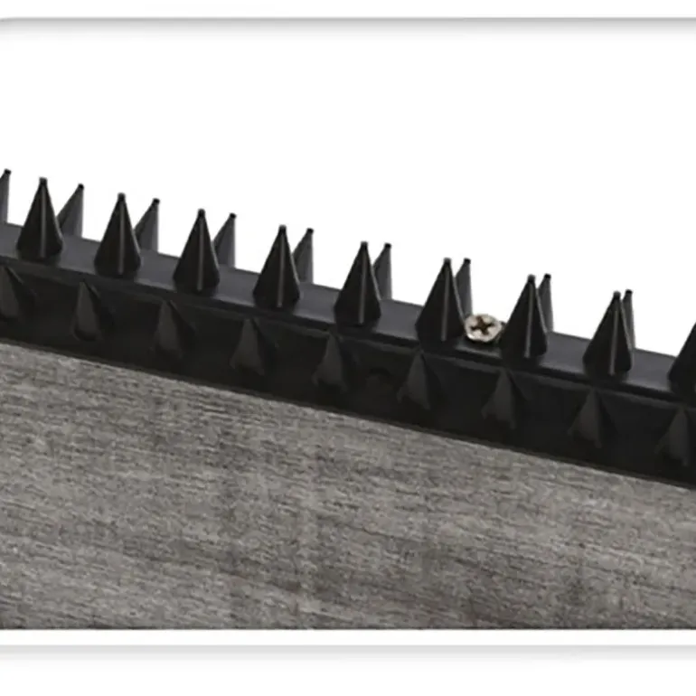 Lot de 10 bandes anti-escalade pour protection contre les nuisibles - Noir 50x4,5x2 cm