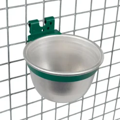 Lot de 10 Bols aluminium mangeoire - abreuvoir multi animaux ø10cm