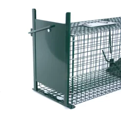 Lot de 10 Boîtes à fauves 1 entrée pour rats 22 x 24 x 61 cm