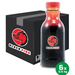 Lot de 6 bouteilles de Goudron Black Fire attractant sanglier 0,5L
