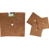 Lot de 3 Carrés de paillage fibre coco 38 cm