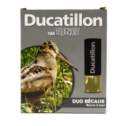 Lot de 40 Cartouches 12/70 bourre jupe "Duo Bécasse" 38g 358m/s