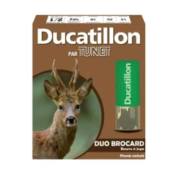 Lot de 200 cartouches cal.12/70 bourre jupe "Duo Brocard" 390m/s
