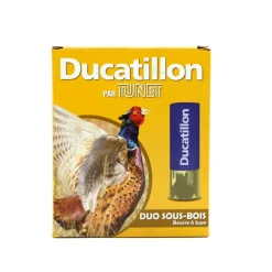 Lot de 100 cartouches cal.12/70 DUCATILLON Duo Sous-bois pb 6-8
