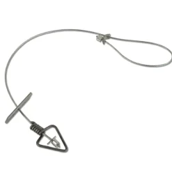 Lot de 5 lacets acier inoxydable pour piège Belisle
