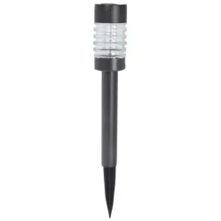 Lot de 3 lampes solaires LED blanc chaud - Noir