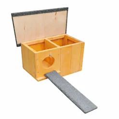 Lot de 3 Nichoirs chicane en bois canards et sarcelles