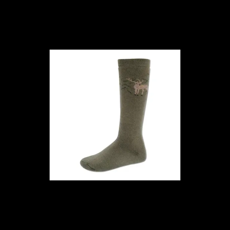Lot de 2 paires chaussettes canard / cerf