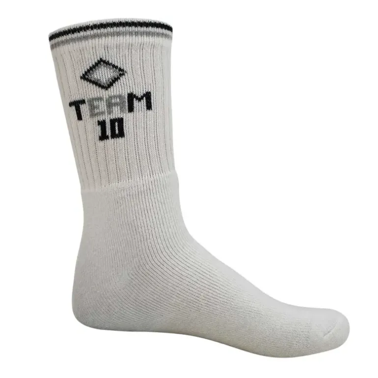 Lot de 3 paires de chaussettes sport coton blanches