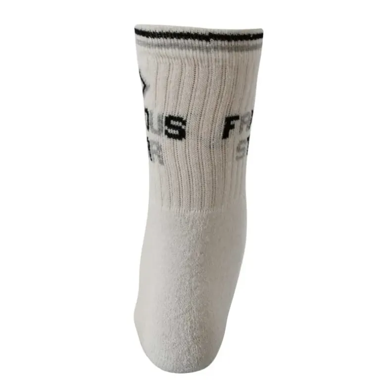 Lot de 3 paires de chaussettes sport coton blanches