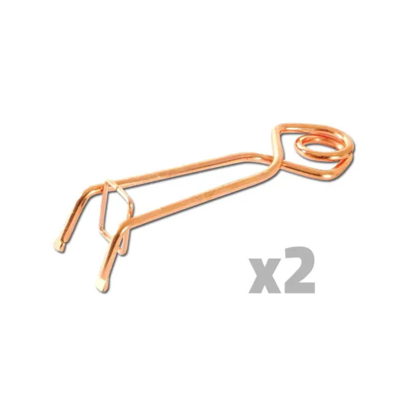 Lot de 2 pièges à taupe Putange traditionnel acier cuivré