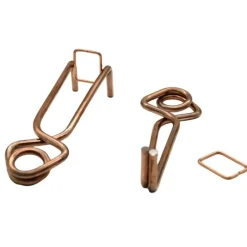 Lot de 10 pièges à taupes Putange traditionnels en acier cuivré + pince