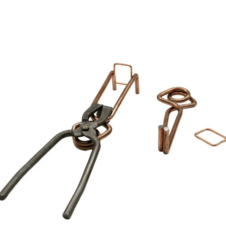 Lot de 10 pièges à taupes Putange traditionnels en acier cuivré + pince
