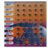 Lot de 45 Piles Bouton