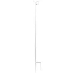 Lot de 10 Piquets métalliques 105cm avec oeillet