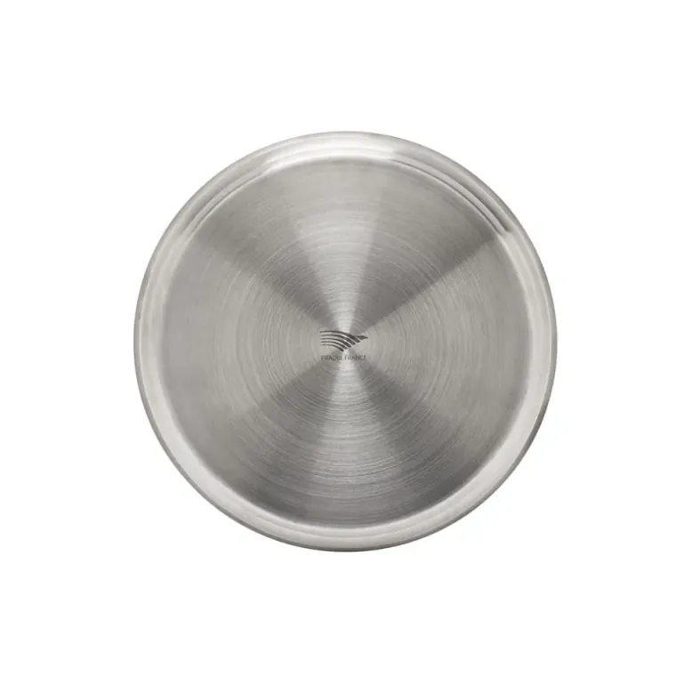 Lot de 3 Poêles acier inoxydable diamètres 20, 24 et 26 cm