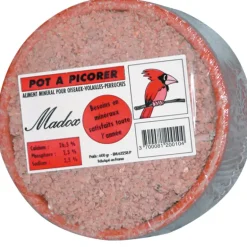 Lot de 24 Pot à picorer pigeons, oiseaux et volailles 600 g
