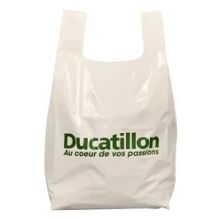 Lot de 10 Sacs de venaison plastique bretelles 34 x 73 cm