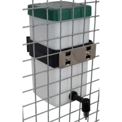 Lot de 6 Systèmes fixation rapide grillage abreuvoir à pipette