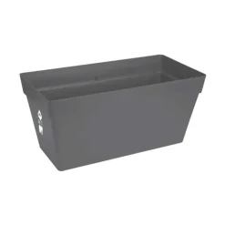 Lot de 2Jardinières 70 cm Elho® - Gris - Réservoir intégré