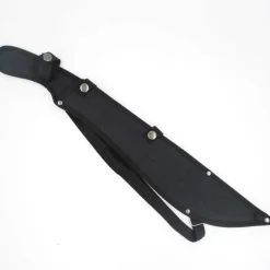 Machette Jungle lame acier inox 420 noire 36cm + étui nylon